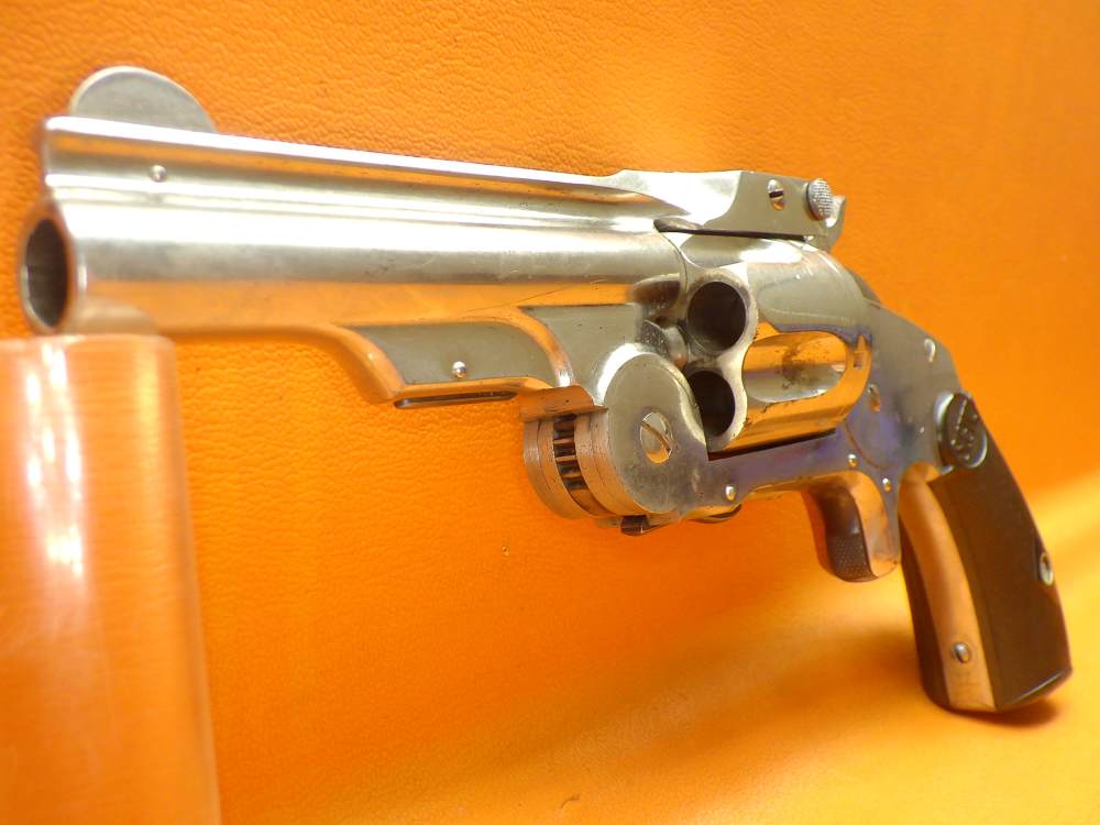 Nice S&W 38 Single Action 1st Model "Baby Russian" .38 S&W 3.25" Bbl Nickel-img-19