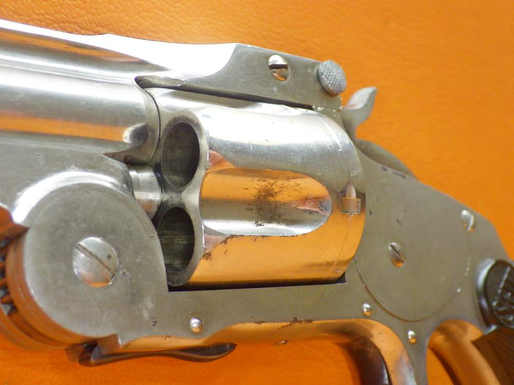 Nice S&W 38 Single Action 1st Model "Baby Russian" .38 S&W 3.25" Bbl Nickel-img-24