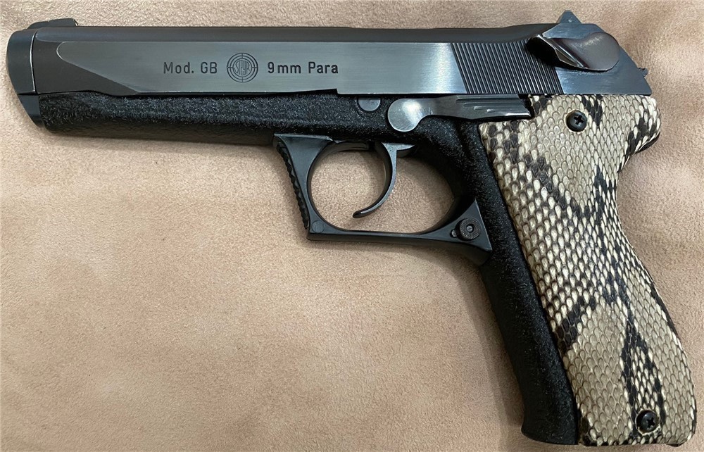 Genuine Python Grips for Steyr GB 9mm Pistol With New Grip Screws-img-3