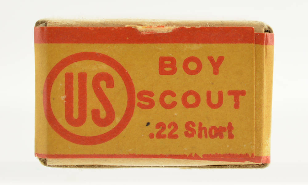 Very Rare Sealed! US Cart. Co. Boy Scout 22 Short Ammo Lowell, Mass Circa 1-img-4