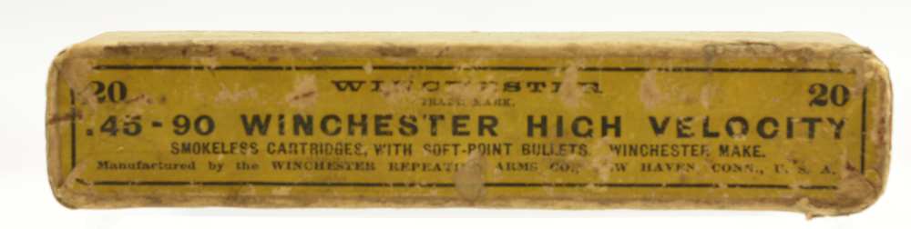  Winchester High Velocity 45-90 Ammo Full Box Smokeless Soft Point-img-1