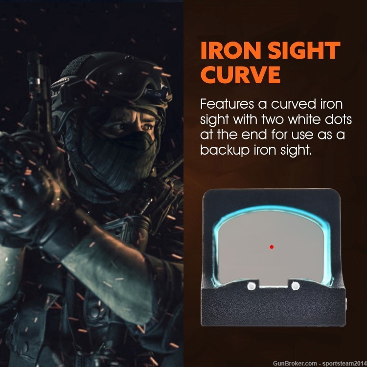 ADE RD3-030 Apollo Solar Powered Red Dot For Canik TP9 Elite SC, TP9 SFT-img-4