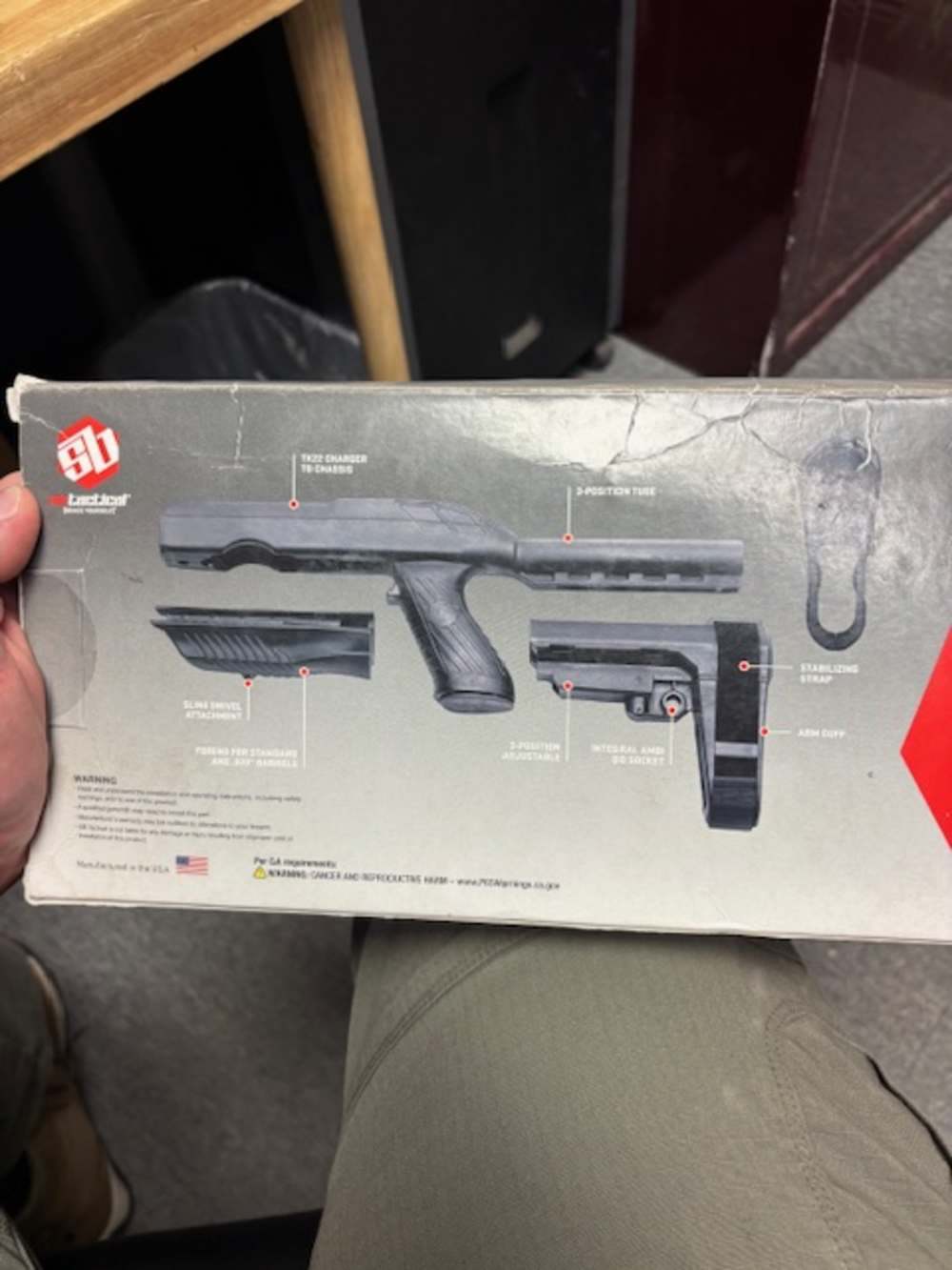 SB TACTICAL SBA3 CHARGER TD STABILIZING BRACE KIT RUGER CHARGER TAKEDOWN-img-13