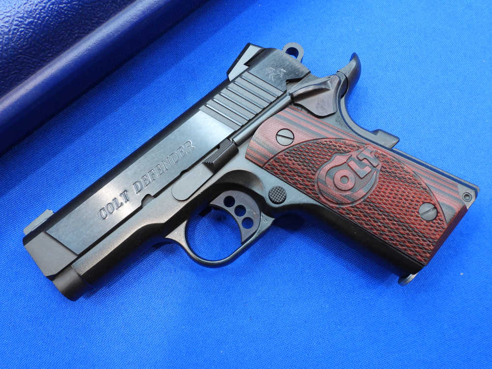 Colt Defender Model 1911 Pistol 9MM Compact 3" Single Action NIGHT SIGHT SA-img-1