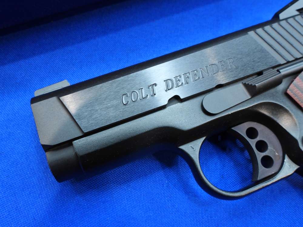 Colt Defender Model 1911 Pistol 9MM Compact 3" Single Action NIGHT SIGHT SA-img-2