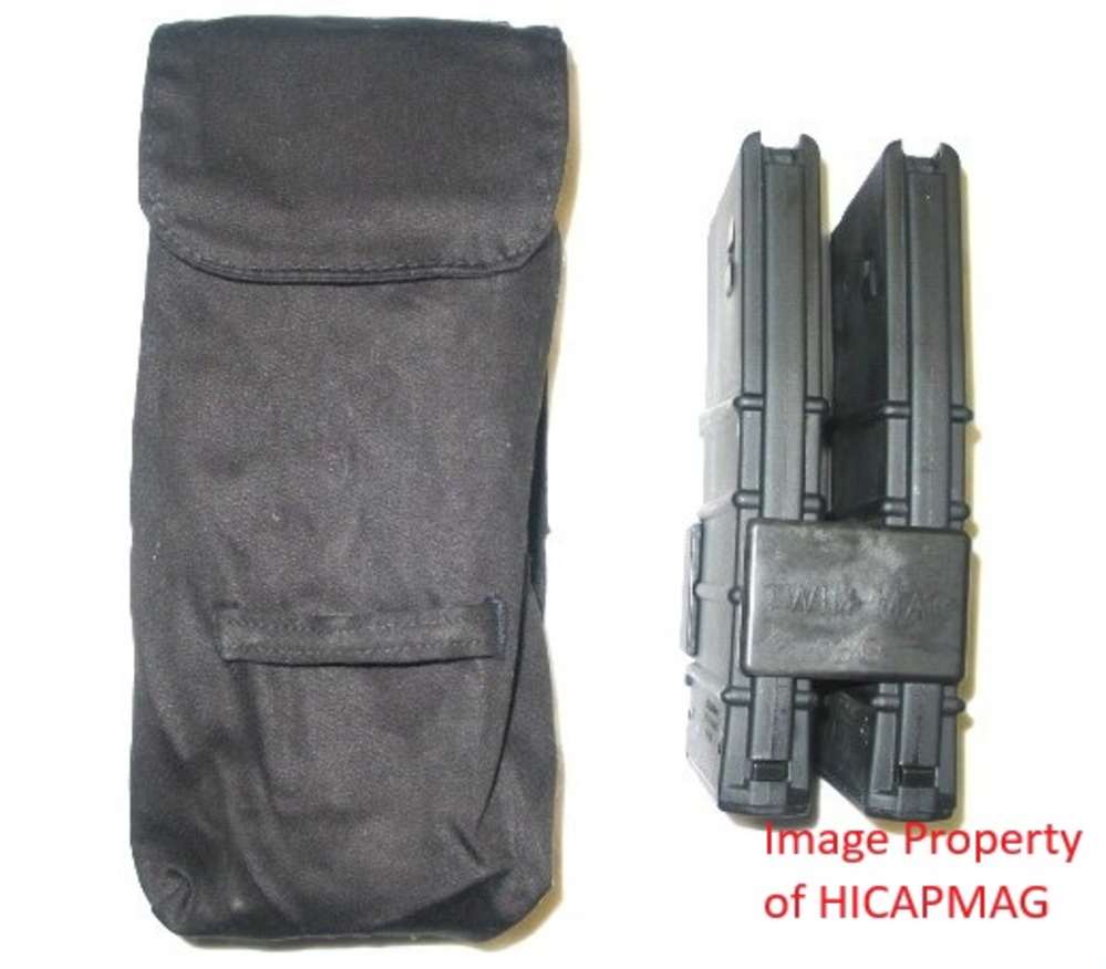 2 AR 15 30rd ,223/5.56/300 BO Thermold Magazine+Coupler w/USGI Pouch AR15 -img-0