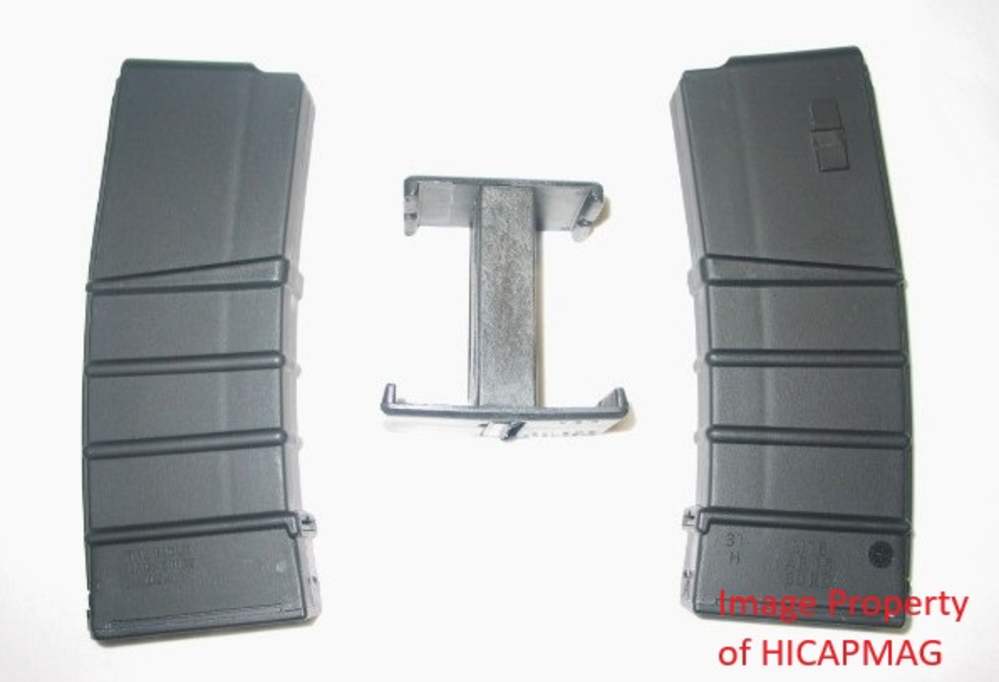 2 AR 15 30rd ,223/5.56/300 BO Thermold Magazine+Coupler w/USGI Pouch AR15 -img-2