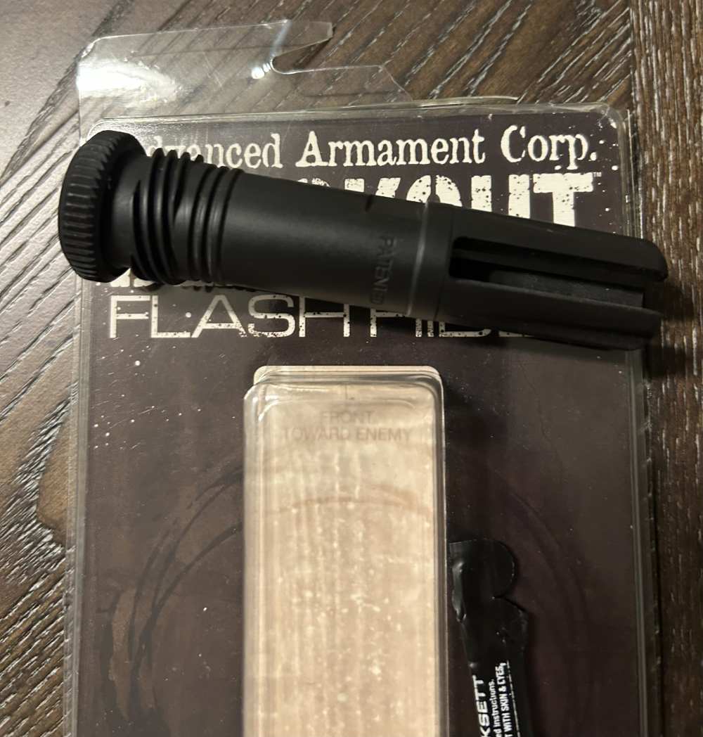 AAC SCAR-H Blackout Flash Hider New In Package 7.62mm SCAR 17s-img-1