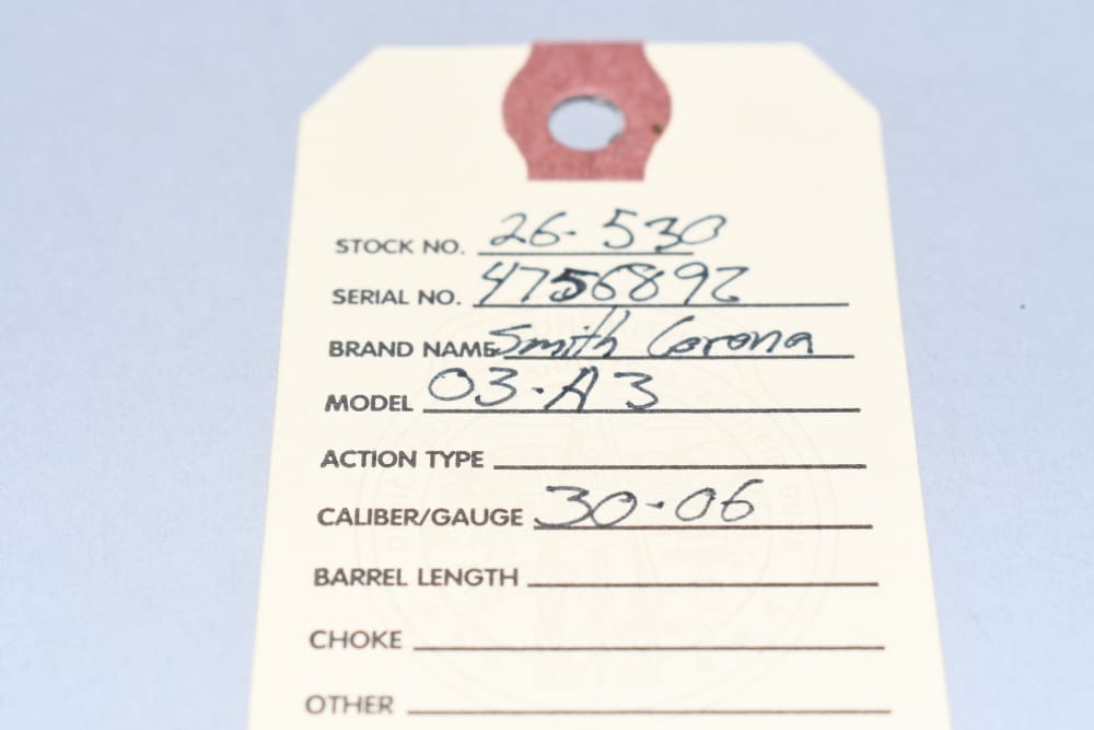 Nice Smith Corona 1903-A3 1903A3 03-A3 30-06 Rifle W 2-43 Barrel C&R-img-1