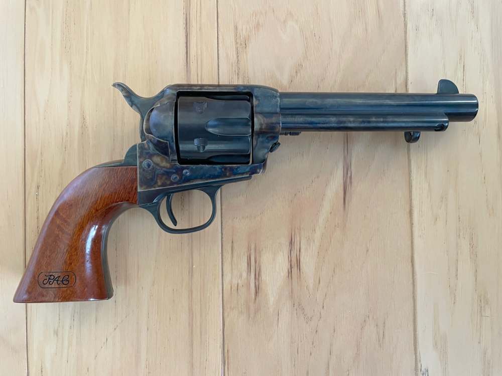 Cimarron USV Artillery Revolver .45 Colt Blued Finish-img-0