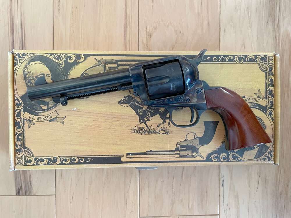Cimarron USV Artillery Revolver .45 Colt Blued Finish-img-5