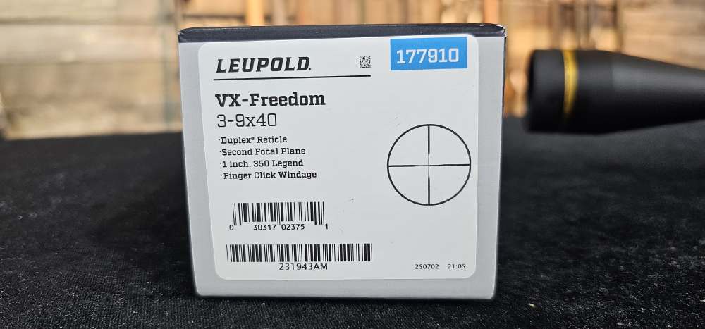LEUPOLD FREEDOM 350LEG 3-9X40MM DUPLEX FOR 350 LEGEND | MATTE BLACK-img-2