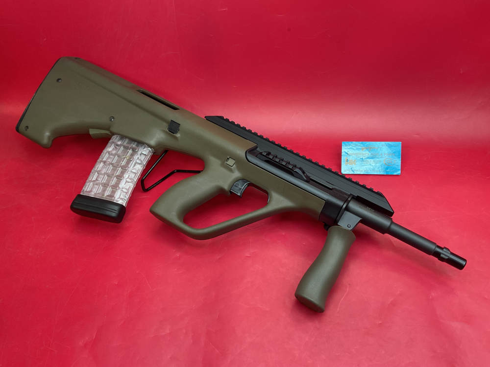 Rare Steyr AUG MP88 A3 M2 9mm 16” - OD Green - Tri Lug - ODG-img-1