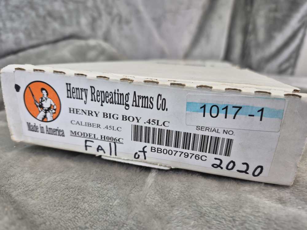 Henry Big Boy WWII 75 Year .45LC Lever Action Rifle 20” Case & Box – EXCELL-img-21