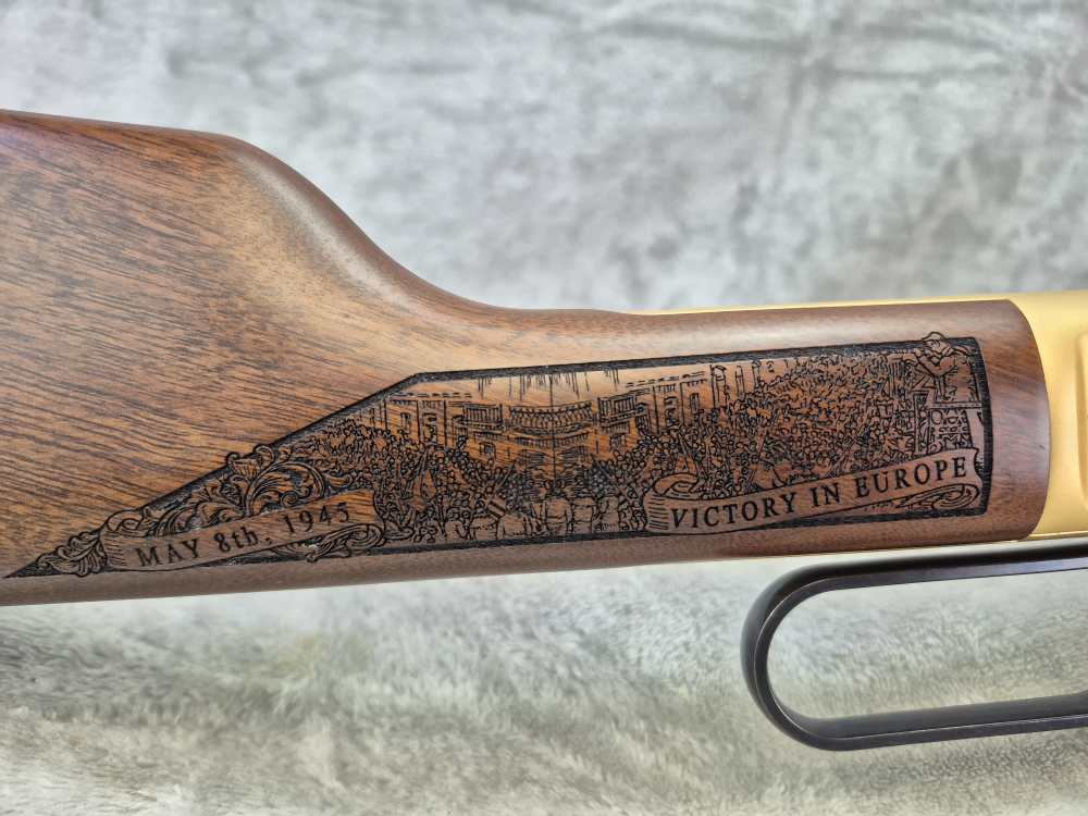 Henry Big Boy WWII 75 Year .45LC Lever Action Rifle 20” Case & Box – EXCELL-img-5