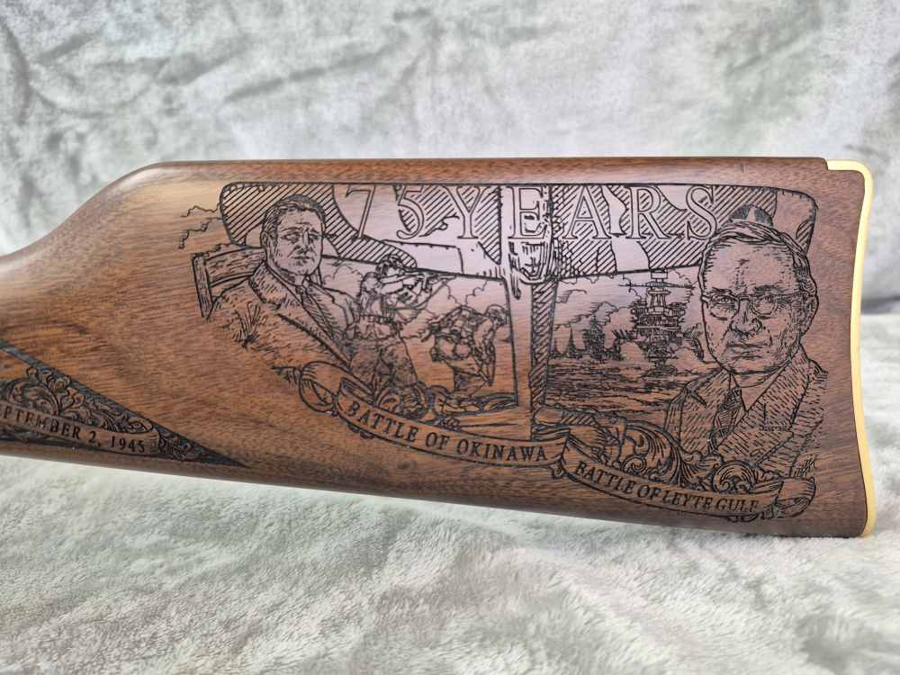 Henry Big Boy WWII 75 Year .45LC Lever Action Rifle 20” Case & Box – EXCELL-img-4