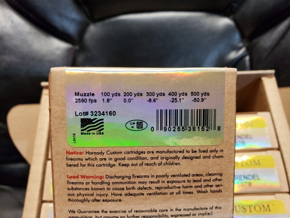 IN STOCK 200 ROUNDS NEW HORNADY CUSTOM 6.5 GRENDEL 123 GR SST BALLISTIC TIP-img-3