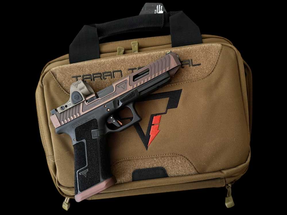 TARAN TACTICAL GLOCK 34 COPPERHEAD FINISH 9mm WITH TRIJICON SRO-img-1