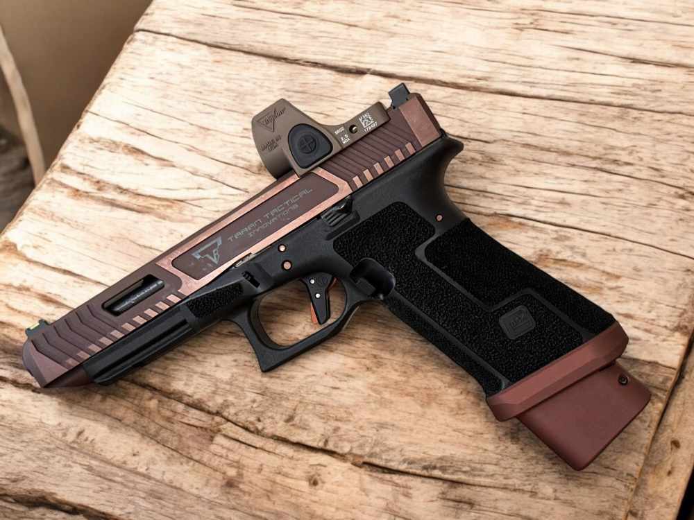 TARAN TACTICAL GLOCK 34 COPPERHEAD FINISH 9mm WITH TRIJICON SRO-img-4