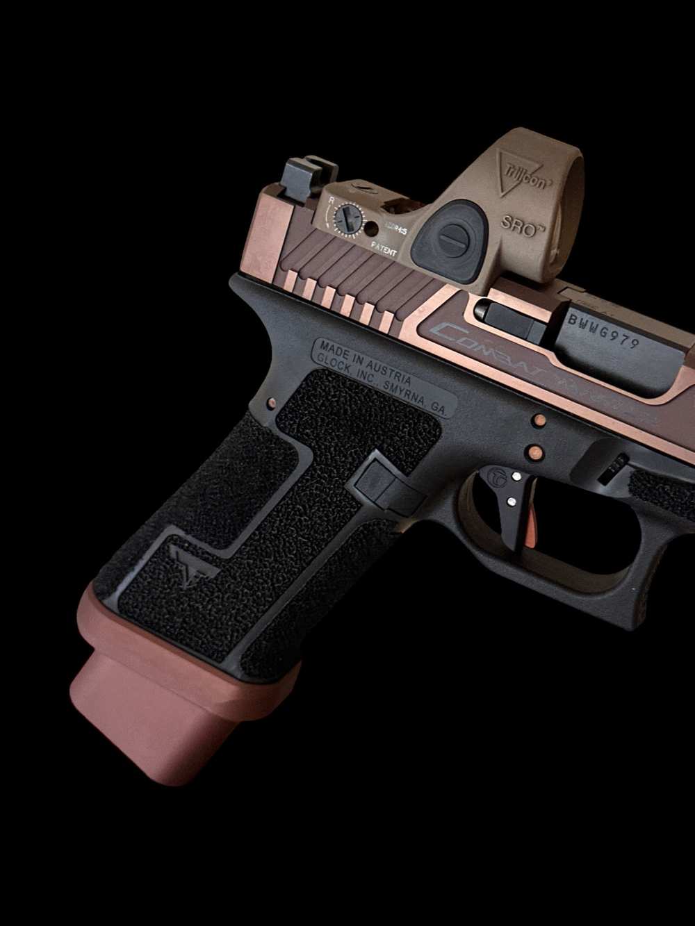 TARAN TACTICAL GLOCK 34 COPPERHEAD FINISH 9mm WITH TRIJICON SRO-img-7