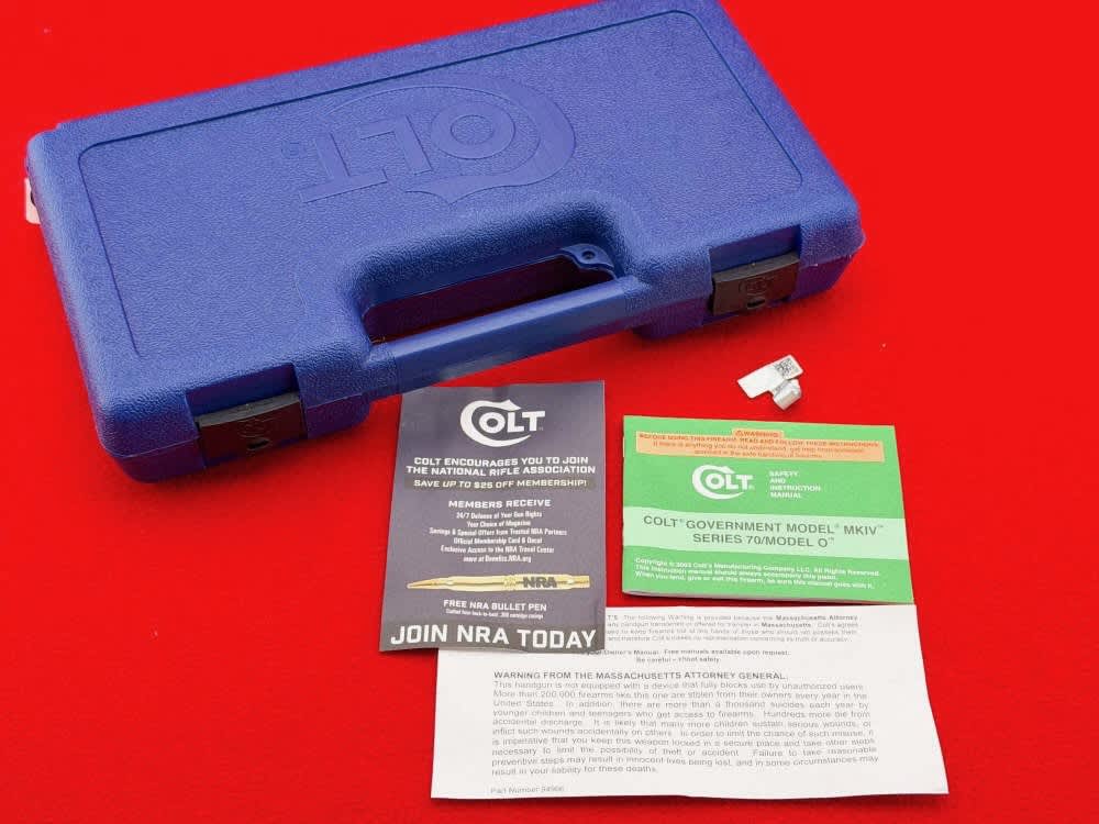 Colt Custom Government 1911 5" Bright Stainless.38 Super w/ Box-img-25
