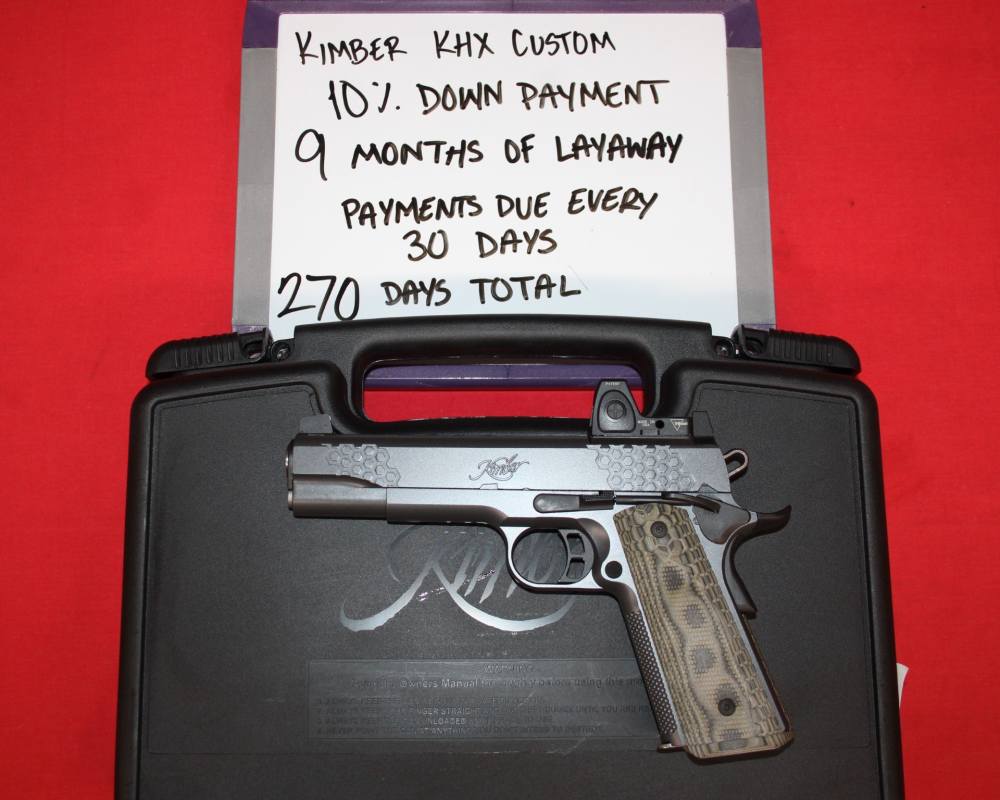 Kimber KHX Custom Trijicon RMR 45ACP 5" Barrel, LAYAWAY AVAILABLE!-img-0