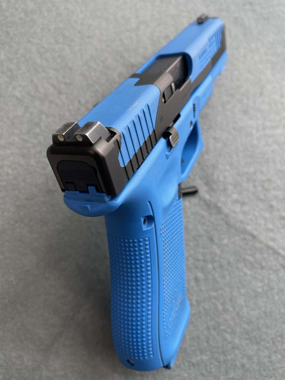 $1.00-Glock 17T 17 T G17T G17 T Gen 5 9mm Blue Simunition ! $Super Deal$ 31-img-3