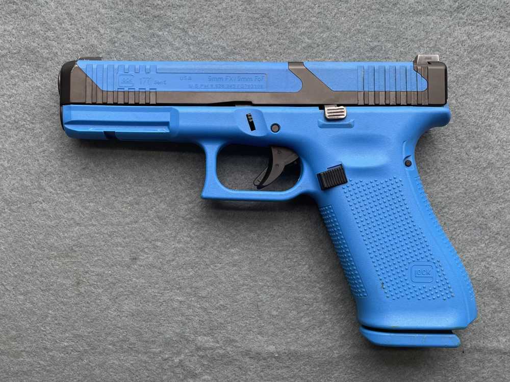 $1.00-Glock 17T 17 T G17T G17 T Gen 5 9mm Blue Simunition ! $Super Deal$ 31-img-2