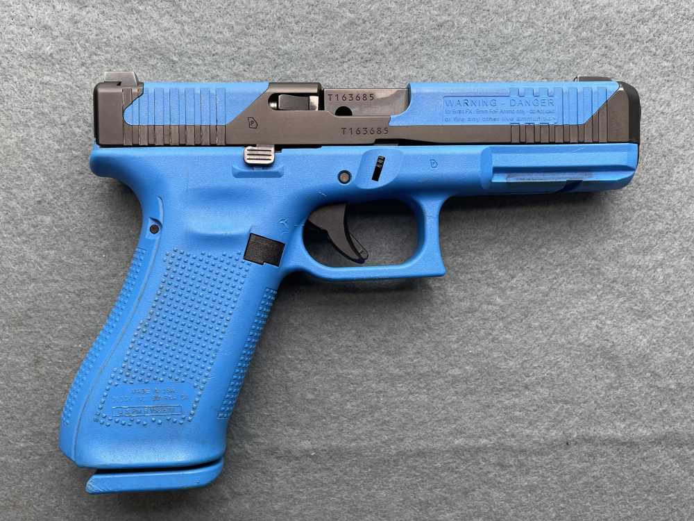 $1.00-Glock 17T 17 T G17T G17 T Gen 5 9mm Blue Simunition ! $Super Deal$ 31-img-1