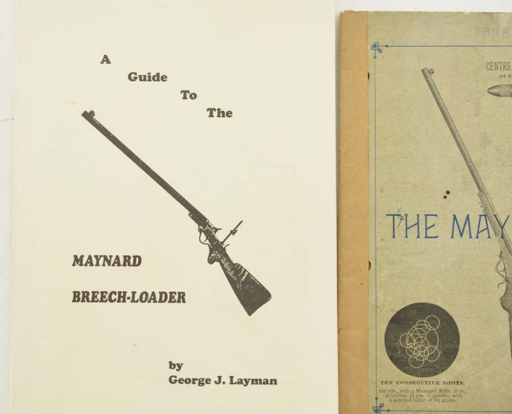 Rare 1888 Maynard Catalog Mass Arms Company 40 Pg + Cover & 1880 Reprint -img-1