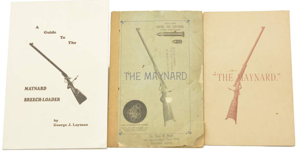 Rare 1888 Maynard Catalog Mass Arms Company 40 Pg + Cover & 1880 Reprint -img-0