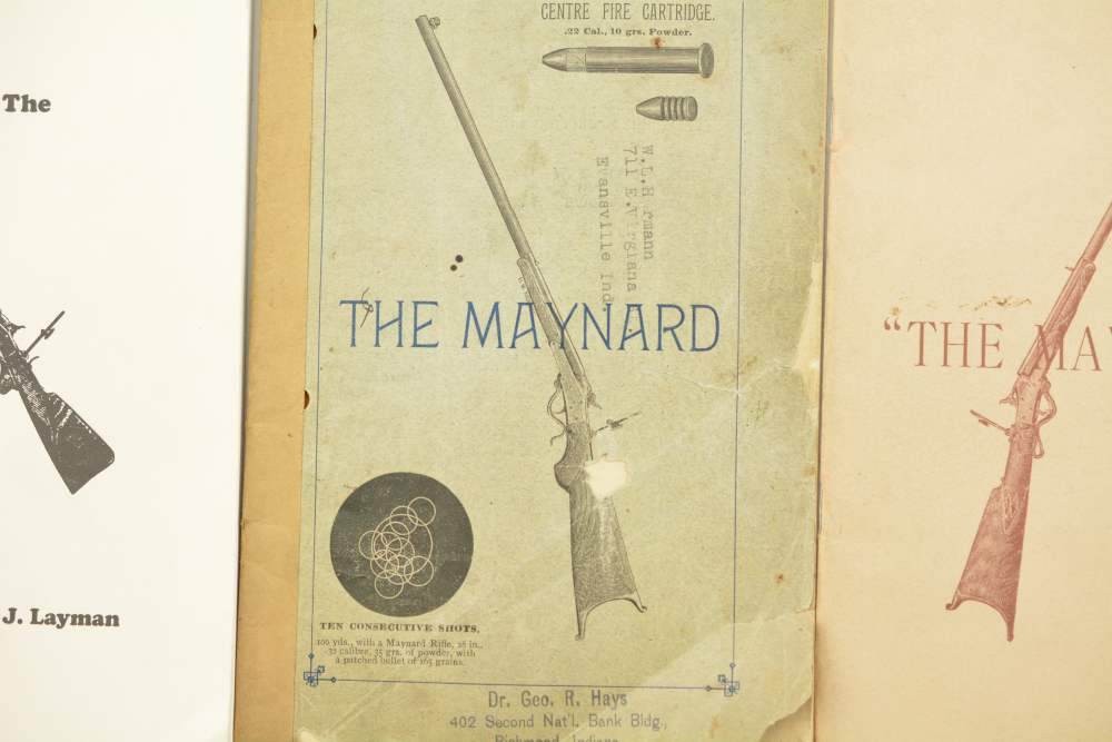 Rare 1888 Maynard Catalog Mass Arms Company 40 Pg + Cover & 1880 Reprint -img-2