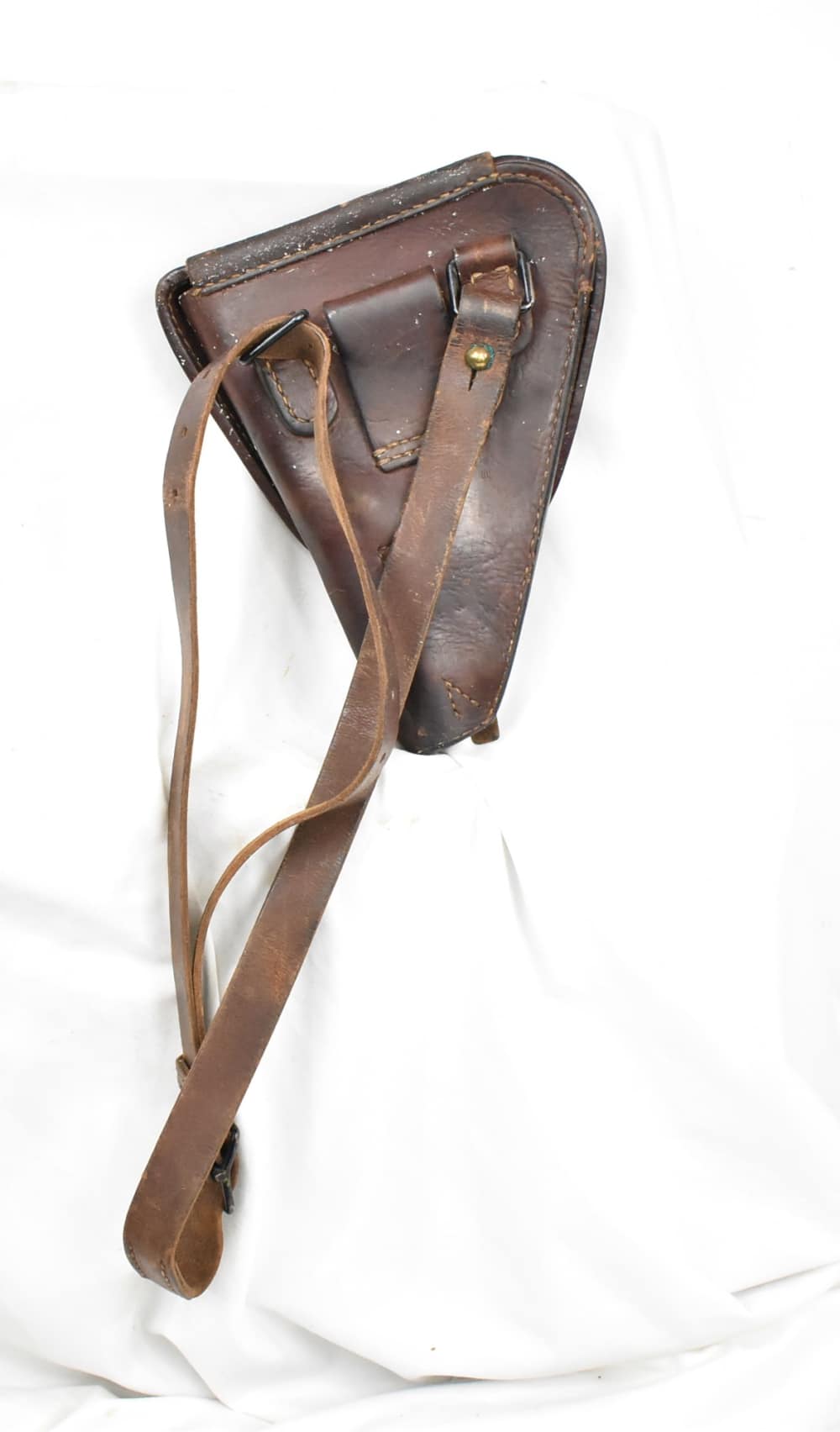 WWII Japanese Type 14 Leather holster with strap in excellent condition -img-3