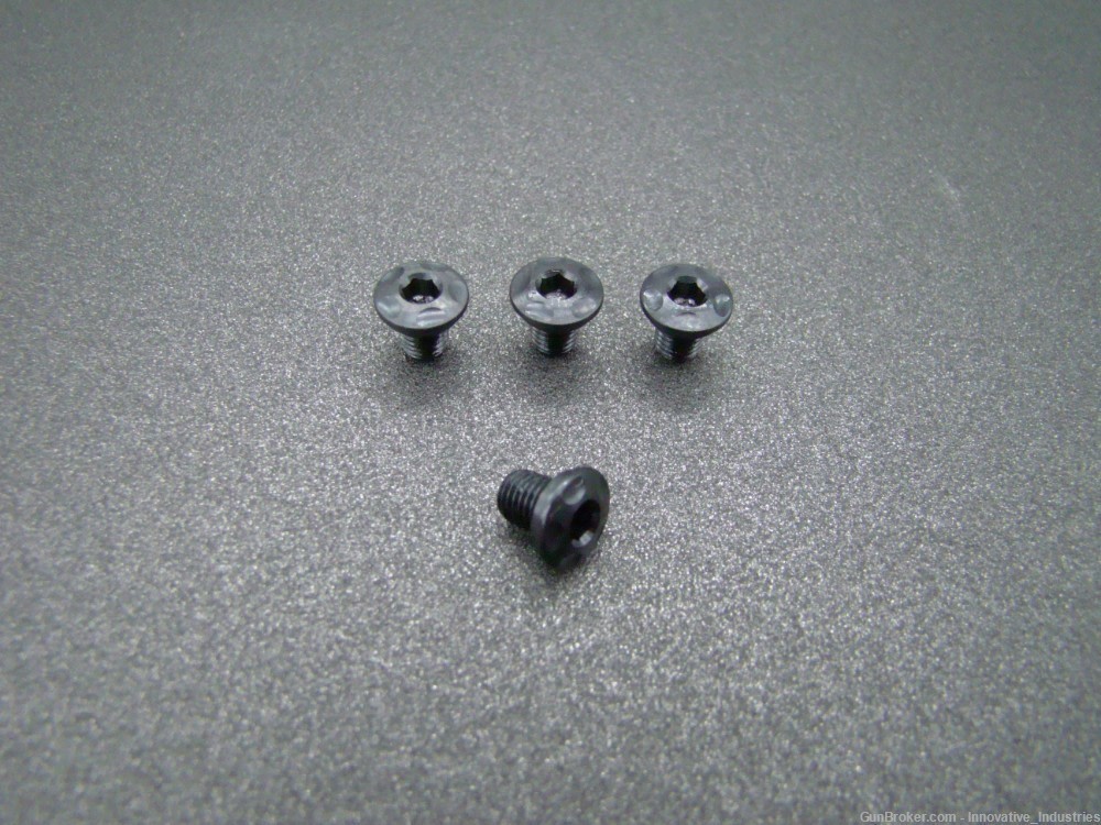 1911 .45 Black slim grip screws Type 1-img-0