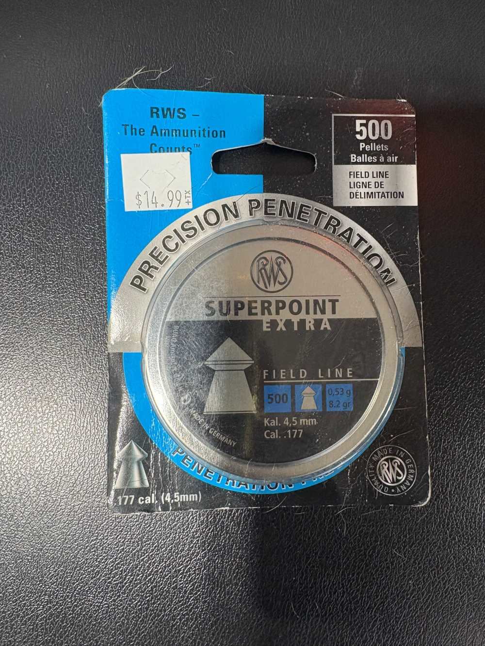 Umarex RWS Superpoint Extra Field Line Pellet Gun Pellets, 22 Caliber-img-0