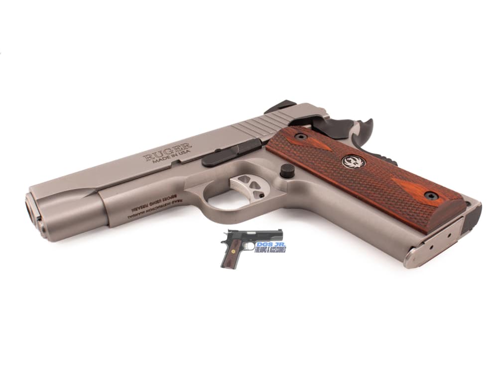 Ruger SR1911 Commander .45 ACP Stainless w/Box & 3 Mags-img-5