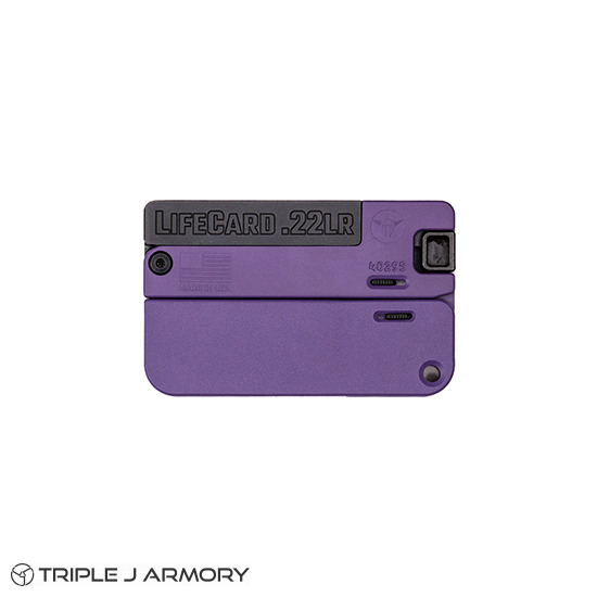 Trailblazer Firearms Lifecard Bright Purple Poly Pistol TBF LC1PBP-img-0