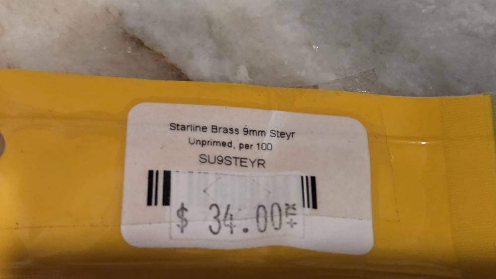 Starline 9MM Styer brass 100 count NEW ships 8$-img-2