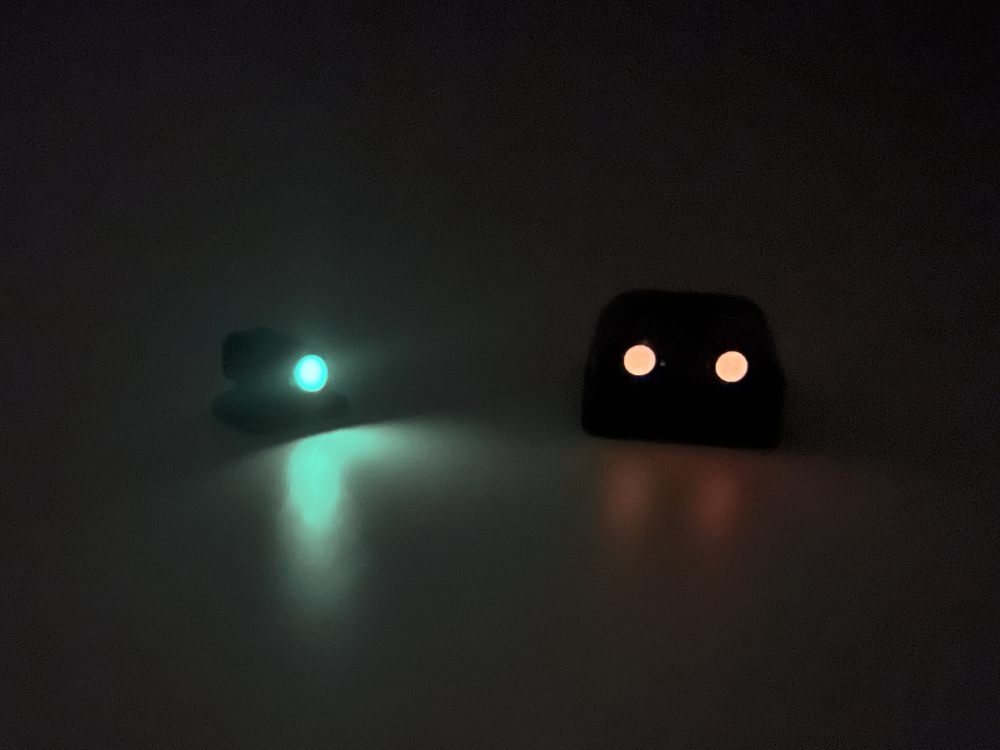 VI Steel 1911 Night Sights Novak Front Sight Rear-img-2