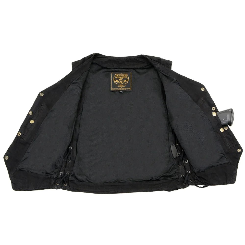 Milwaukee Leather MDL4020 Women's Concealment Vest, Large-img-10