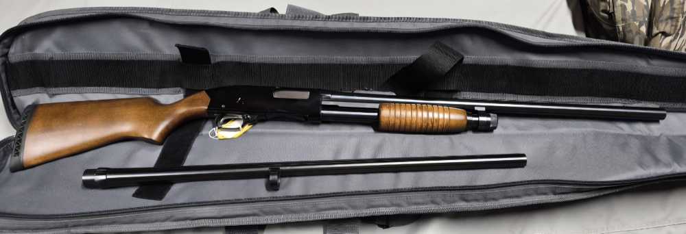Winchester 120, 12ga-WOOD with 2 Barrels-img-49