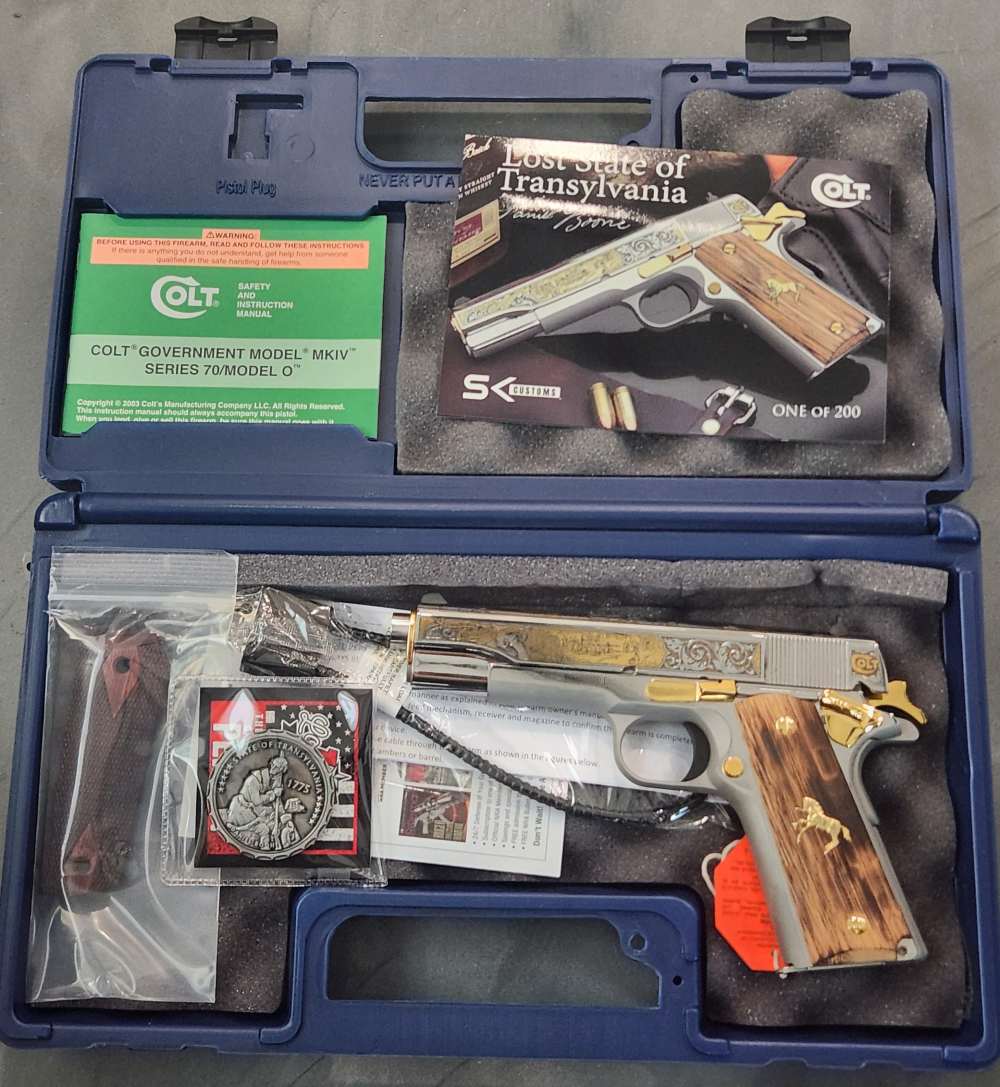 Colt 1911 Daniel Boone Lost State of Transylvania SK Custom 45acp 1 of 200-img-2