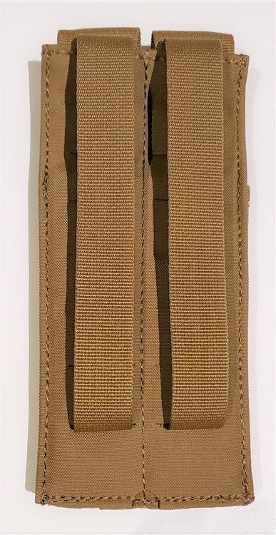 HK MP5 SP5 SP89 Double Magazine MOLLE Pouch Coyote Brown Mag Pocket 9mm H&K-img-1