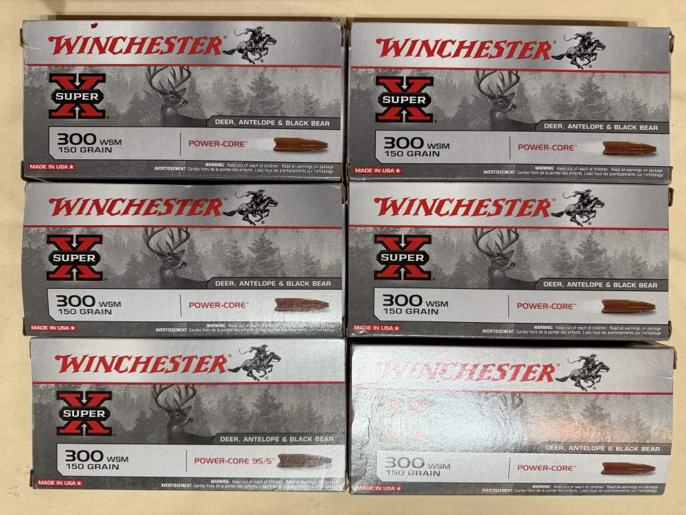 6 Boxes of 300 Winchester Magnum Super X 150 Grlain 120 Rounds Win Mag-img-0