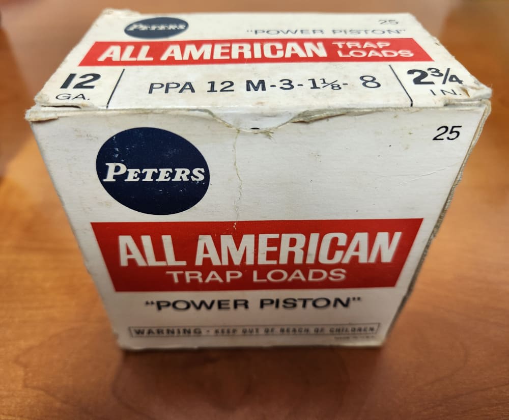 Remington-Peters Power Piston 12 GA 2 3/4in #8 All American Low Brass-img-0