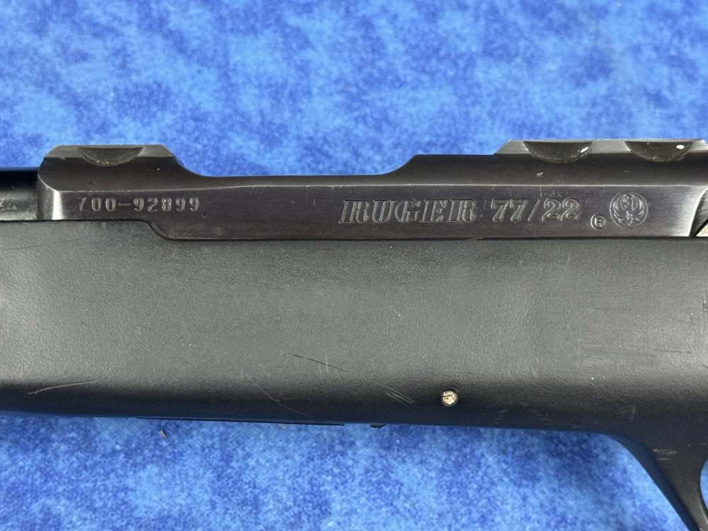 Ruger 77/22 Bolt-Action – Zytel Boat-Paddle Stock – Green Inserts *LAYAWAY*-img-10