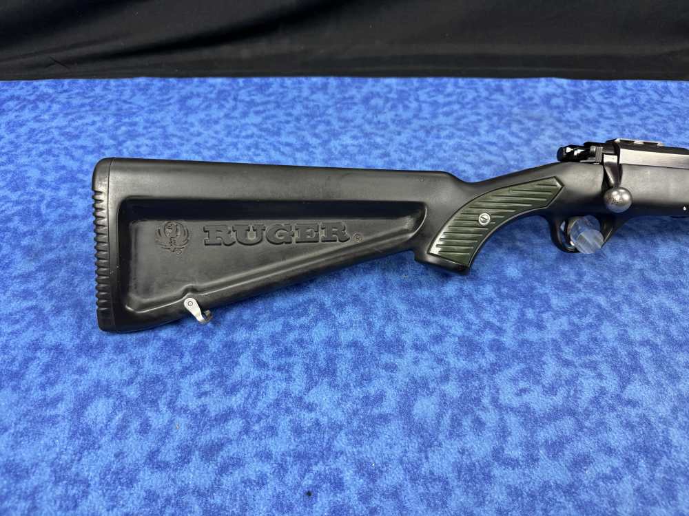 Ruger 77/22 Bolt-Action – Zytel Boat-Paddle Stock – Green Inserts *LAYAWAY*-img-1