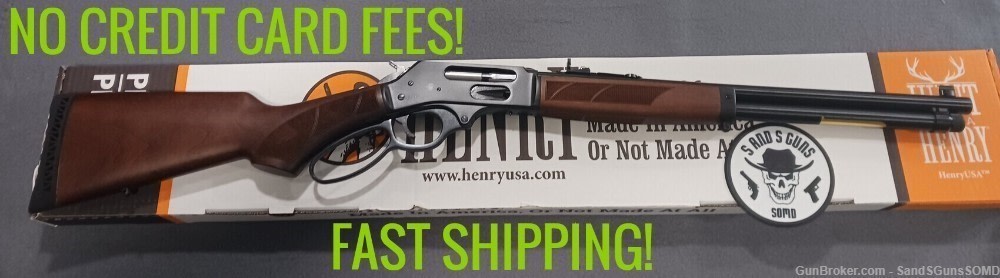 HENRY 45-70 STEEL 18.43" SIDE GATE LEVER ACTION RIFLE NEW-img-0