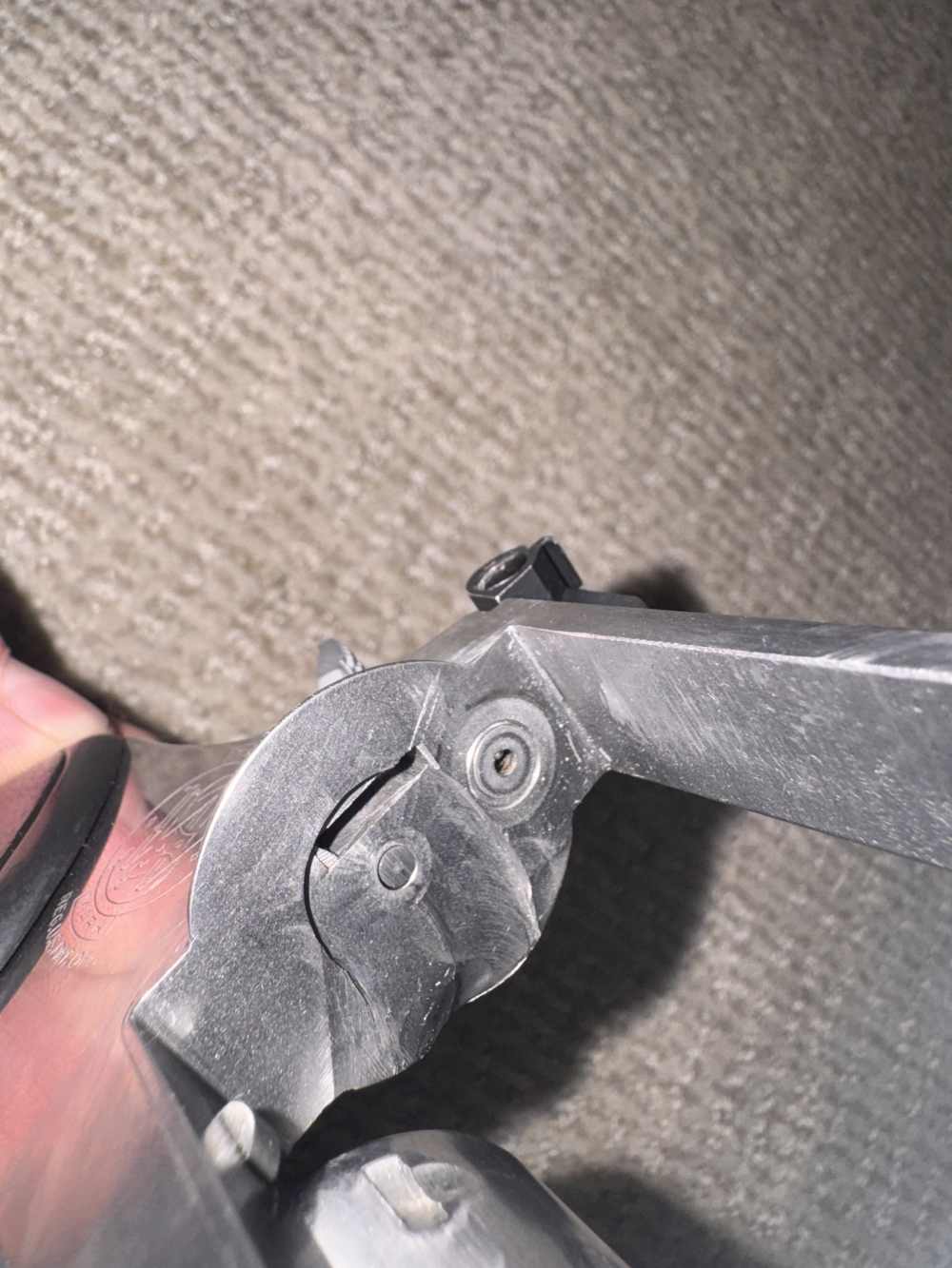 Smith & Wesson 66-1 Combat Magnum w/speed loader S&W 357 magnum stainless-img-10