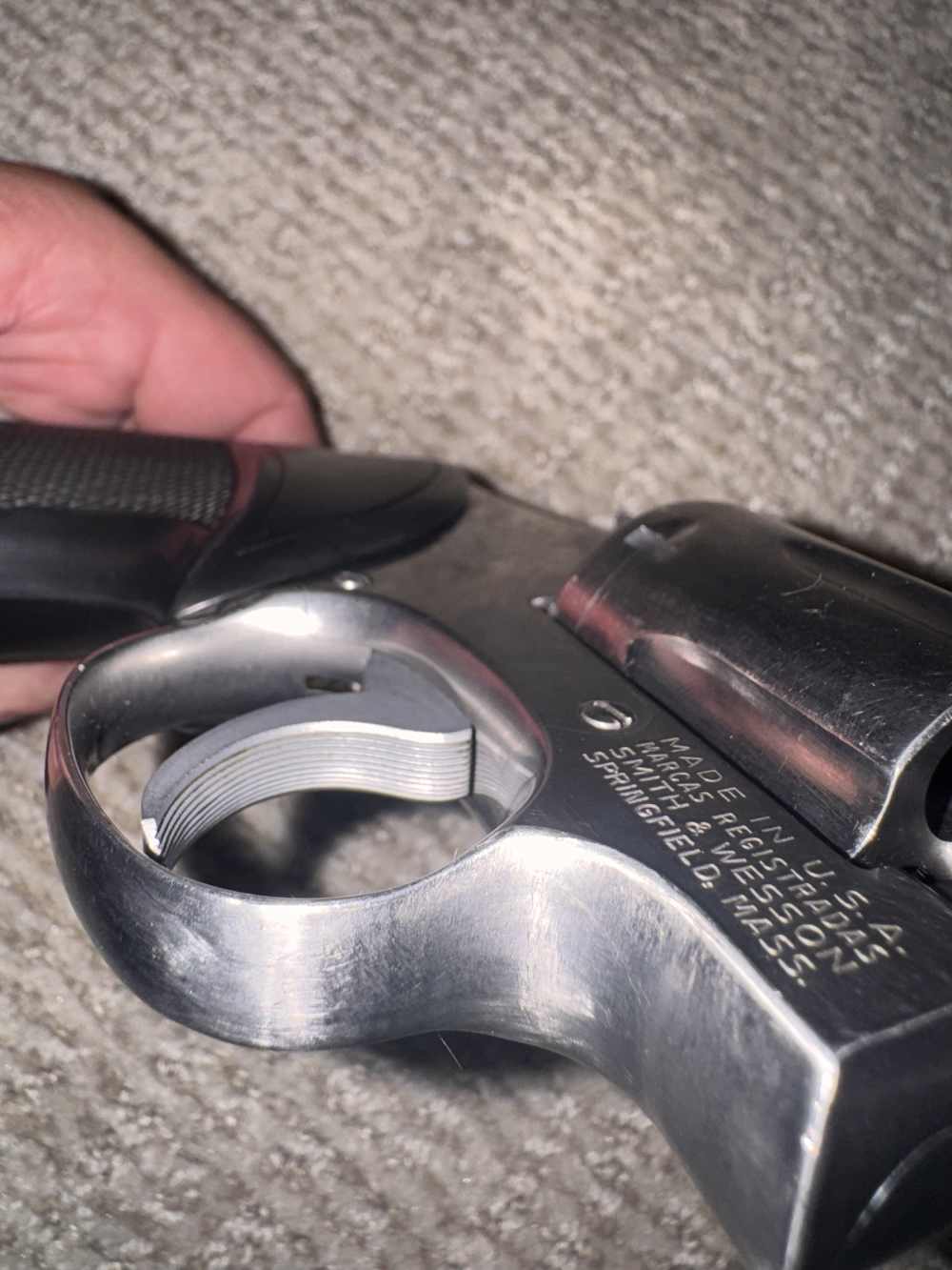 Smith & Wesson 66-1 Combat Magnum w/speed loader S&W 357 magnum stainless-img-2
